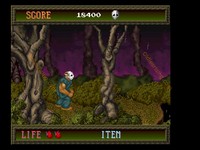 une photo d'Ã©cran de Splatterhouse sur FM TOWNS Marty